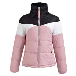 Chamarra Combinada Con Cuello Alto Blugrey