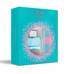 Estuche Para Dama Antonio Banderas Blue Seduction Woman Edt 80 Ml + Desodorante 150 Ml
