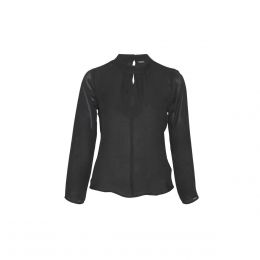 Blusa Lisa Cuello Alta Manga Larga Yhasbel