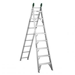 Escalera Convertible De Aluminio (17 Escalones) Cuprum C-2287-17