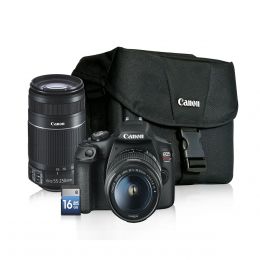 Kit Cámara Canon T7 Ef-S 18-55Mm Is 55-250Mm+ Maleta+ Sd 16Gb