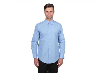 Camisa Azul Lisa Van Heusen Para Caballero