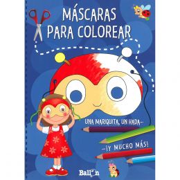 Mascaras Para Colorear (Azul) Devecchi