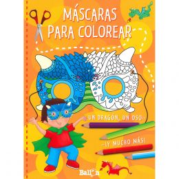Mascaras Para Colorear (Naranja) Devecchi