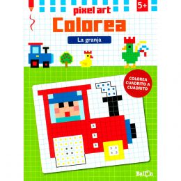 Granja, La - Pixel Art Colorea Devecchi