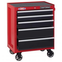 Modular Inferior Rojo Para Herramientas Serie 2000, 5 Cajones Craftsman