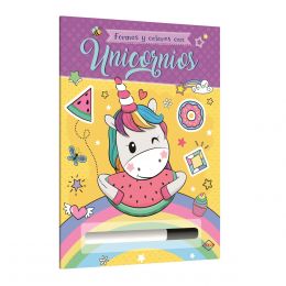Formas Y Colores Con Unicornios + Plumón Lexus