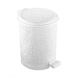 Bote Para Basura Con Pedal Ivy Blanco 17 Lt Elif