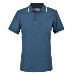 Polo Manga Corta Silver Plate Para Caballero