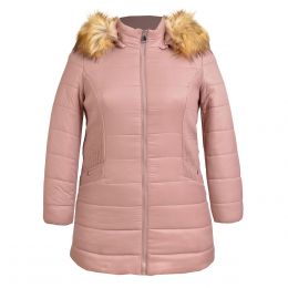 Chamarra Larga Con Pelo De Nylon Philosophy Jr Plus