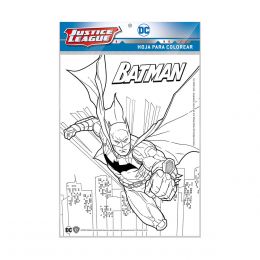 Hoja Para Colorear Batman Flusse Flusse