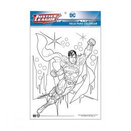 Hoja Para Colorear Superman Flusse Flusse