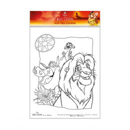 Hoja Para Colorear Rey Leon Flusse Flusse