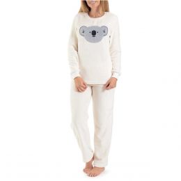 Pijama Flannel Con Diseño De Koala Al Frente La Nuit