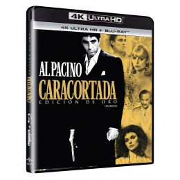4K Uhd + Blu Ray Cara Cortada Gold Edition