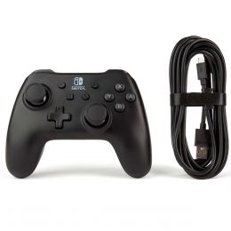 Control Negro Mate Powera Nintendo Switch