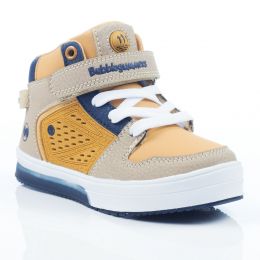 Tenis Tipo Bota Con Luces Miel Jorge Bubble Gummers