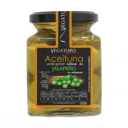 Aceitunas Rellenas De Jalapeño 300G Vegatoro