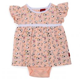 Blusa Para Dama Rosa Manga Corta Para Bebé Snoopy