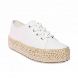 Tenis Blanco Con Plataforma Madden Girl