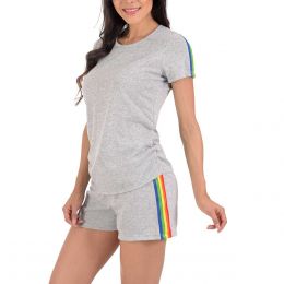Pijama Para Dama Con Short Y Arcoiris Incanto Incanto