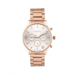 Reloj Oro Rosa Para Dama Nine To Five