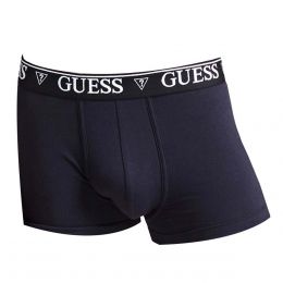 Bóxer Trunk Negro Con Elástico Guess Para Caballero Para Caballero