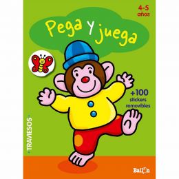 Pega Y Juega 4 - 5 Años (Verde) Ballon