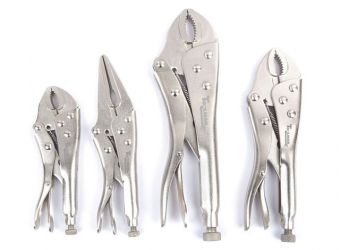Juego De Pinzas De Presión 4 Pzas Toolman T390-4