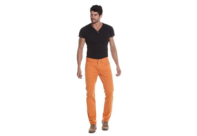 Jeans The Straight Seven Naranja