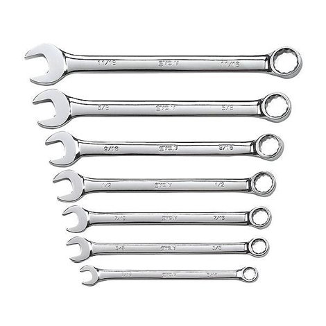 Juego 7 Llaves Combinadas Evolv/estándar para Su Hogar,