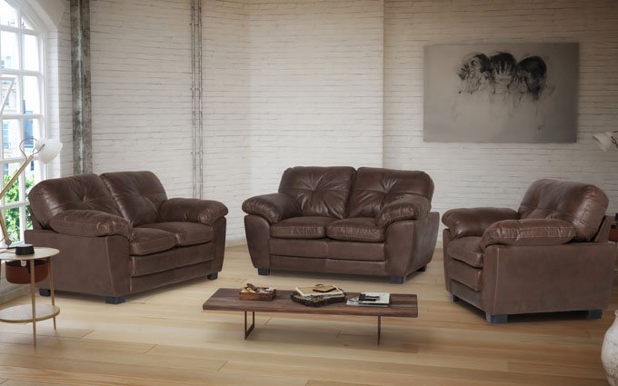 Love Seat Yezzi Gamuza Color Chocolate