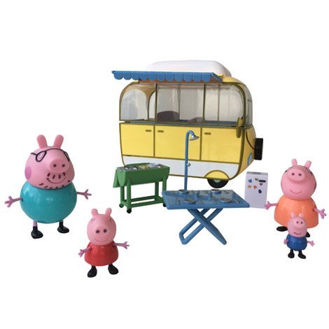 Peppa Pig Campervan Playset con 4 Figuras