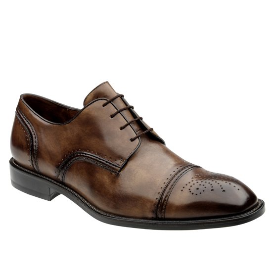 Zapato Tipo Choclo con Puntera Ternera Franco Cuadra