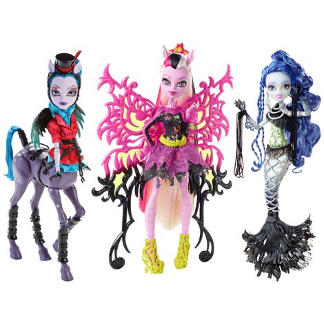 monster high fusion espeluznante muñecas