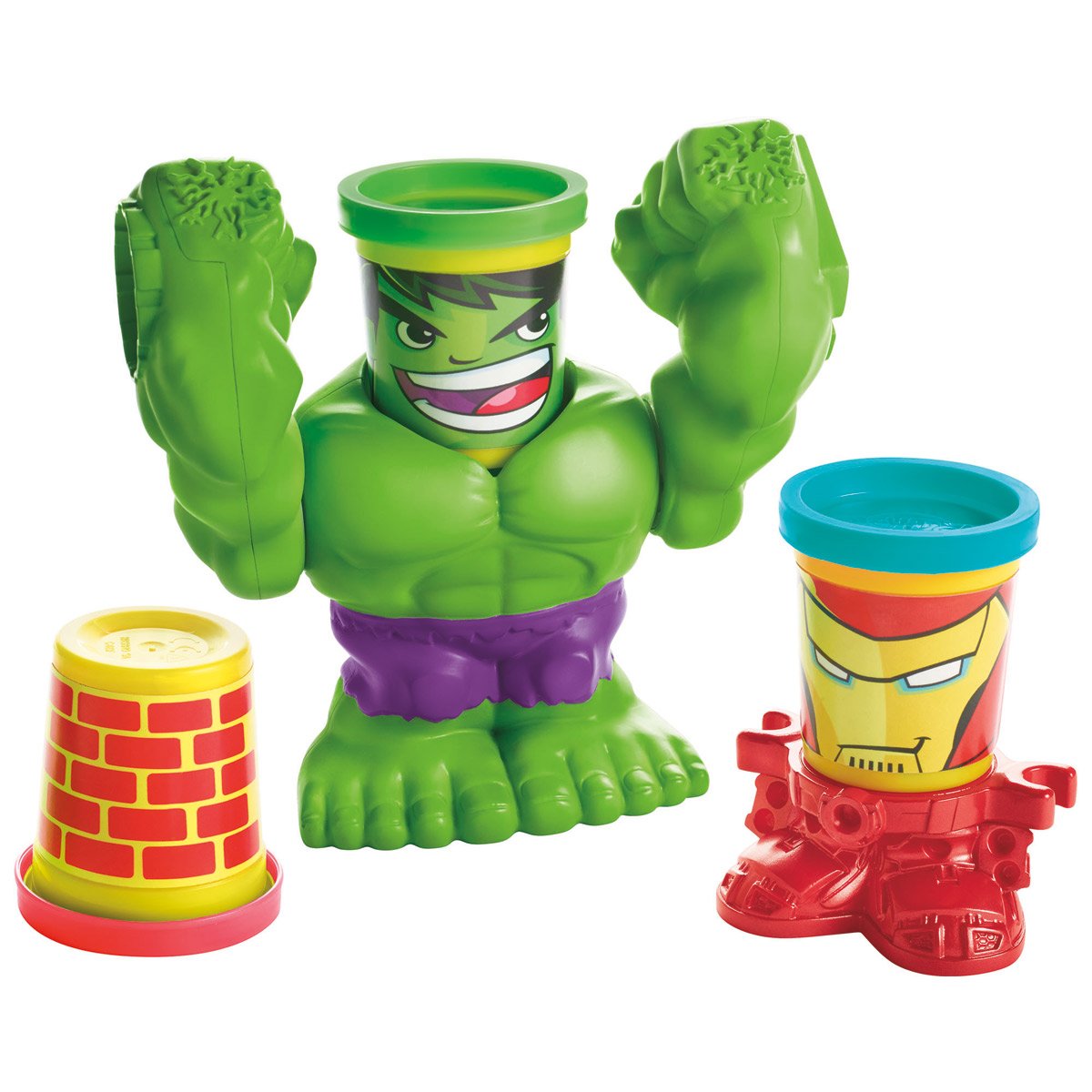 Play Doh Marvel Hulk Demoledor