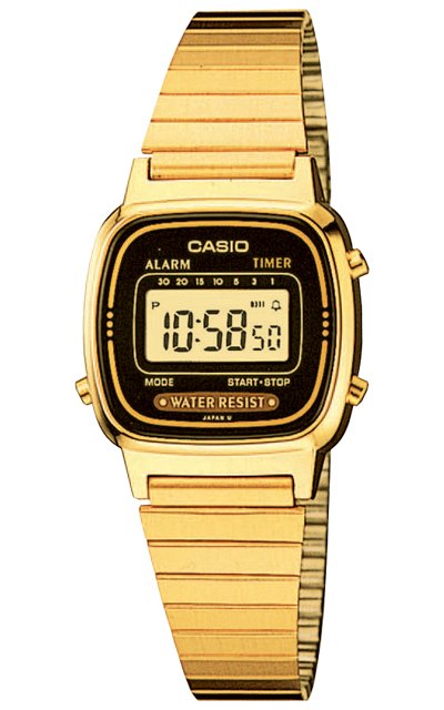 Reloj Casio Metal Modelo La670Wga1Vt para Dama
