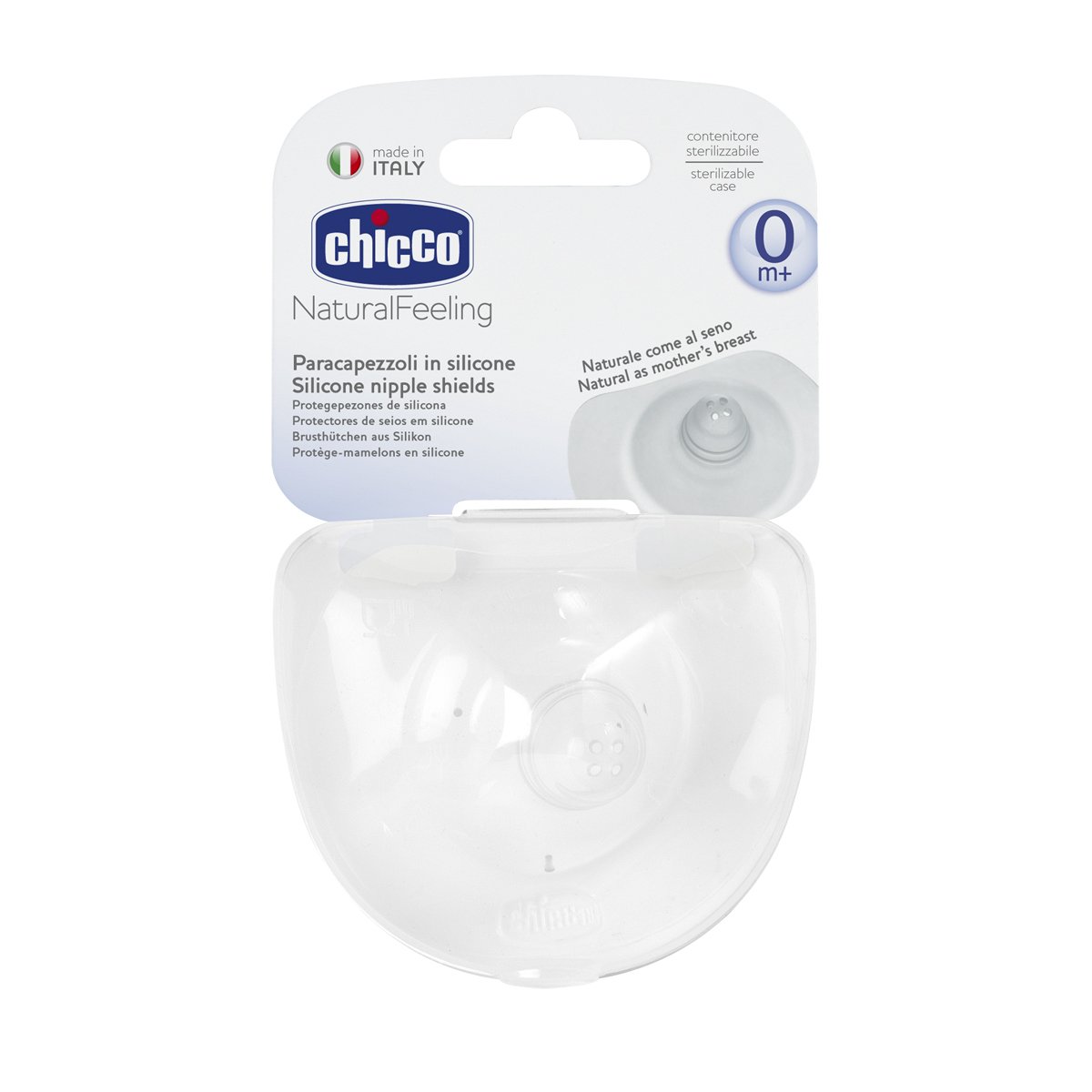 Protector de Silicón Chicco, para Pezón (2 Pzas)