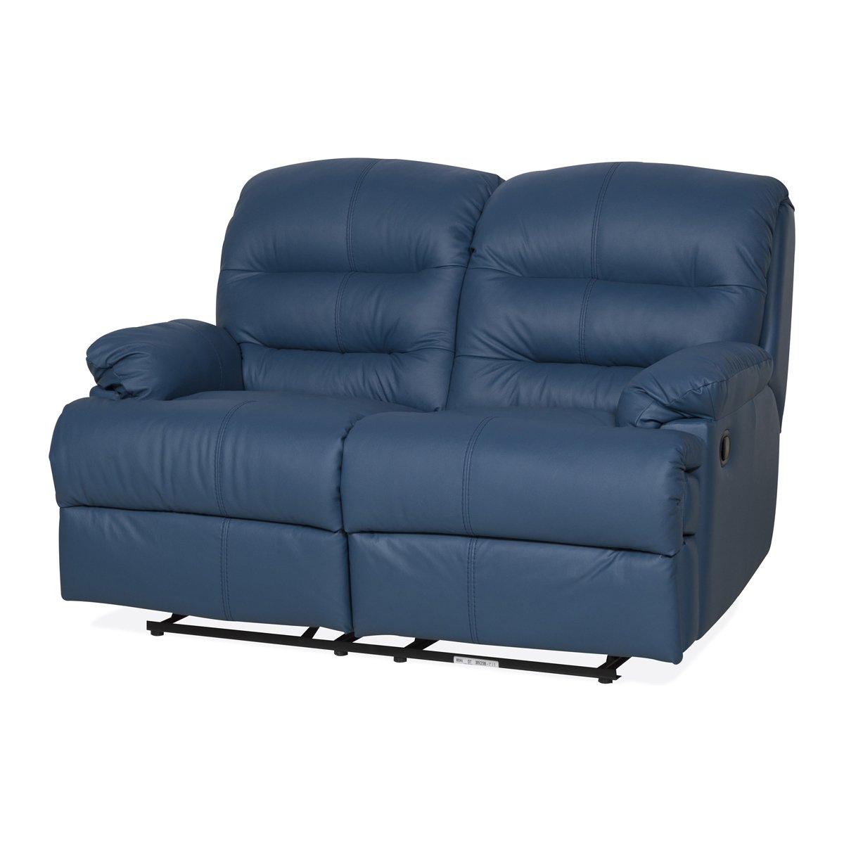 Love Seat Aspen Piel Leathermatch Cobalto Boal