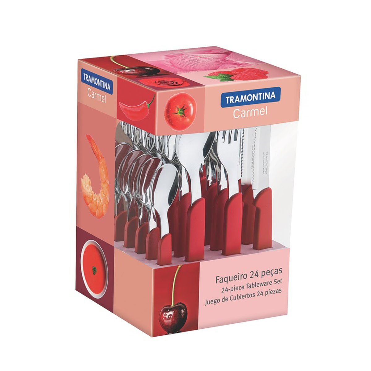 Set cocina con amor milano rojo Umco Color Rojo Tamaño 24 CM