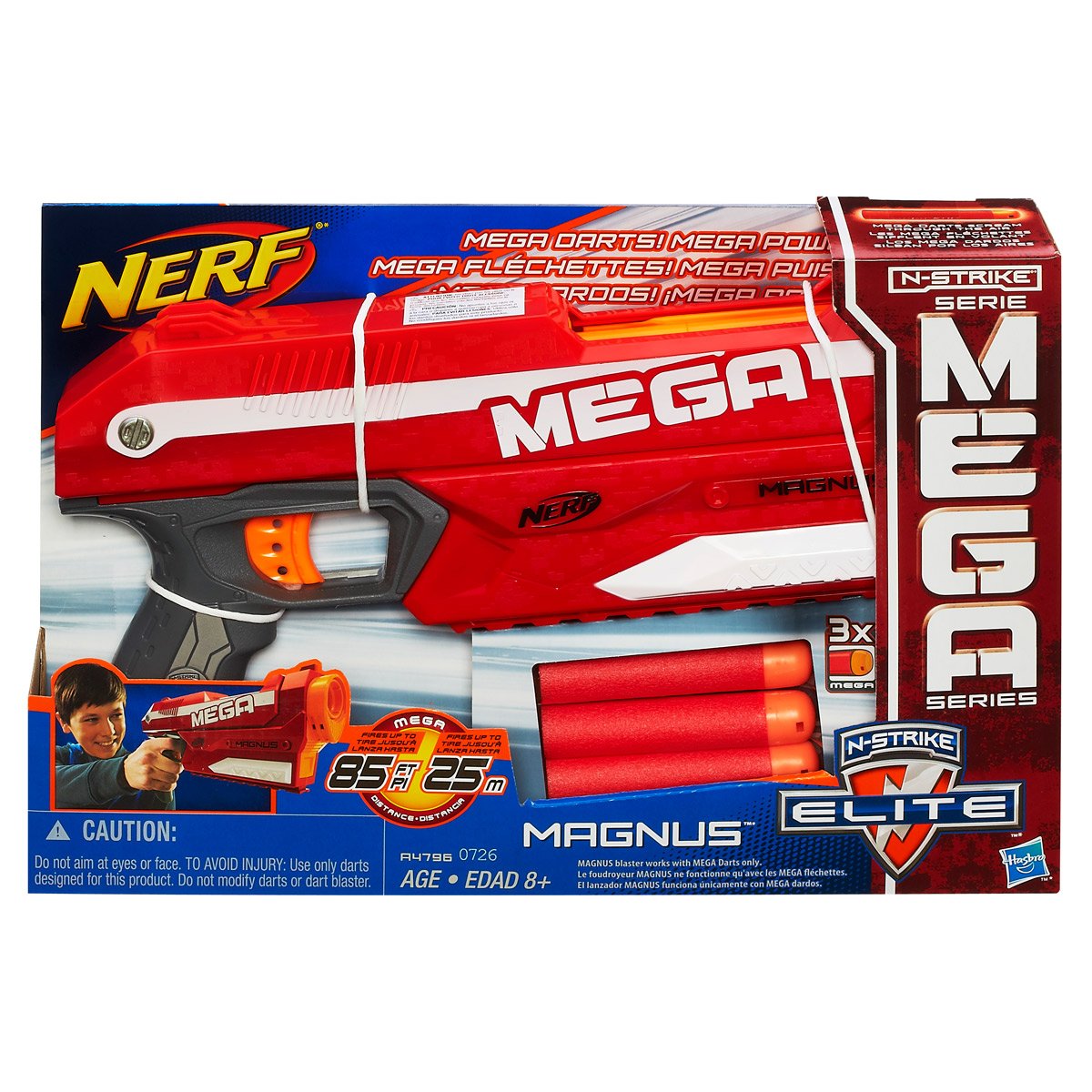 pistola nerf mega magnus