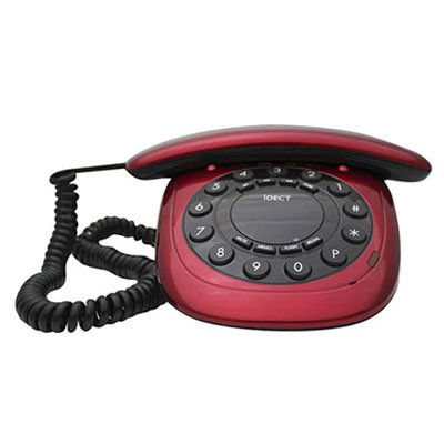 Teléfono Binatone Alámbrico Carrera Rojo