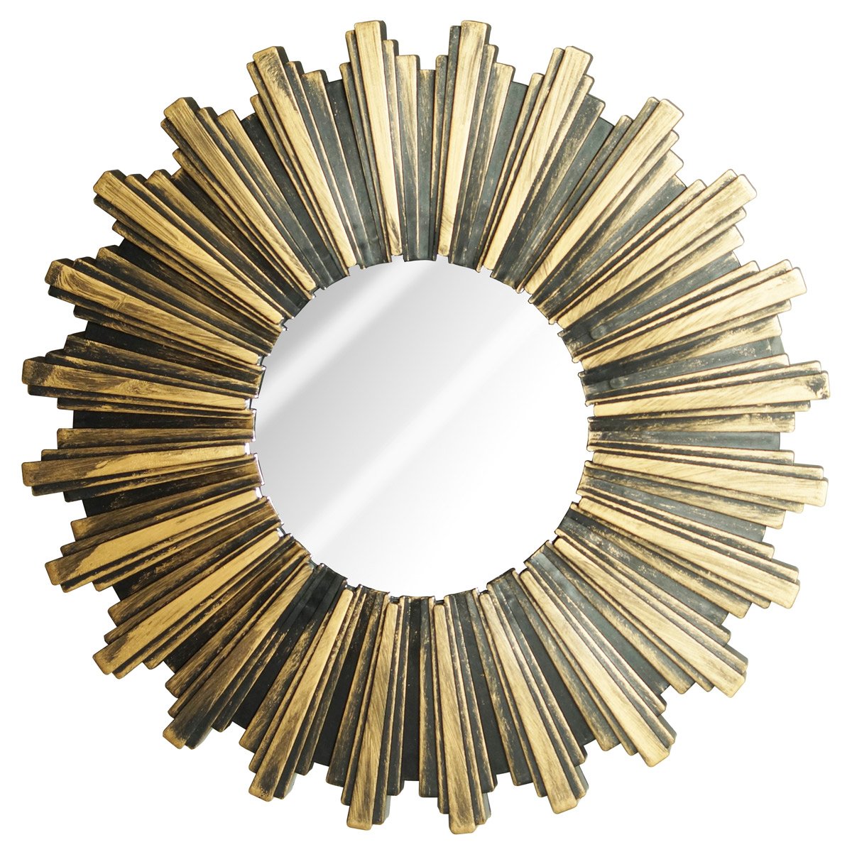 Espejo Redondo Color Bronce