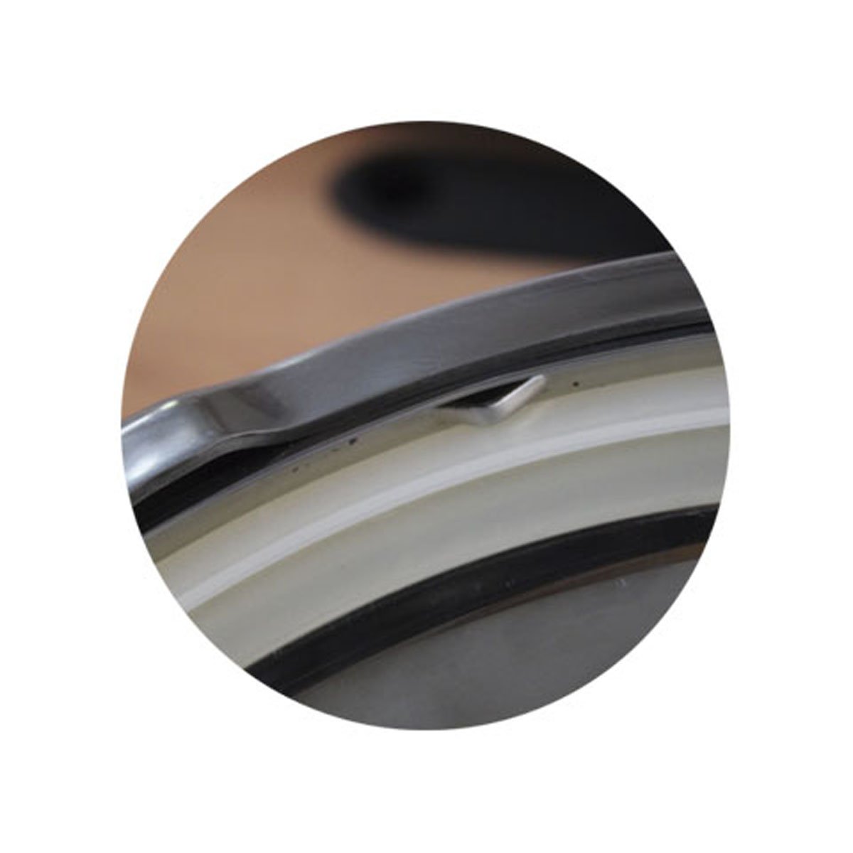 Olla de Presi&oacute;n Man 6Lt Acero Inoxidable Man