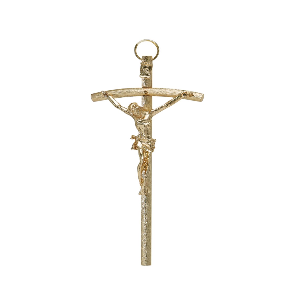 Crucifijo Dorado Papal Numero 3 3P-D