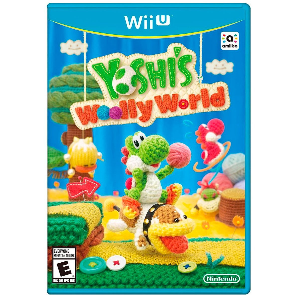 Wii U Nintendo Yoshi Woolly World