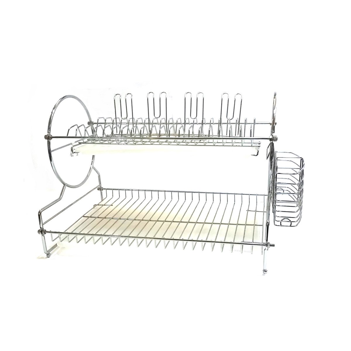 Escurridor Cromado Dos Niveles con Charola
