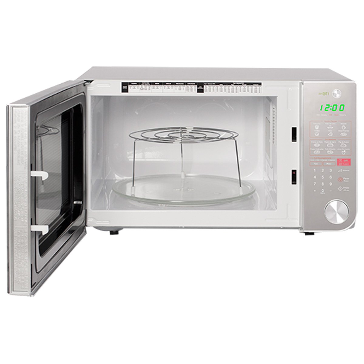 Horno de Microondas y Dorador Daewoo 1.1 Pies Silver