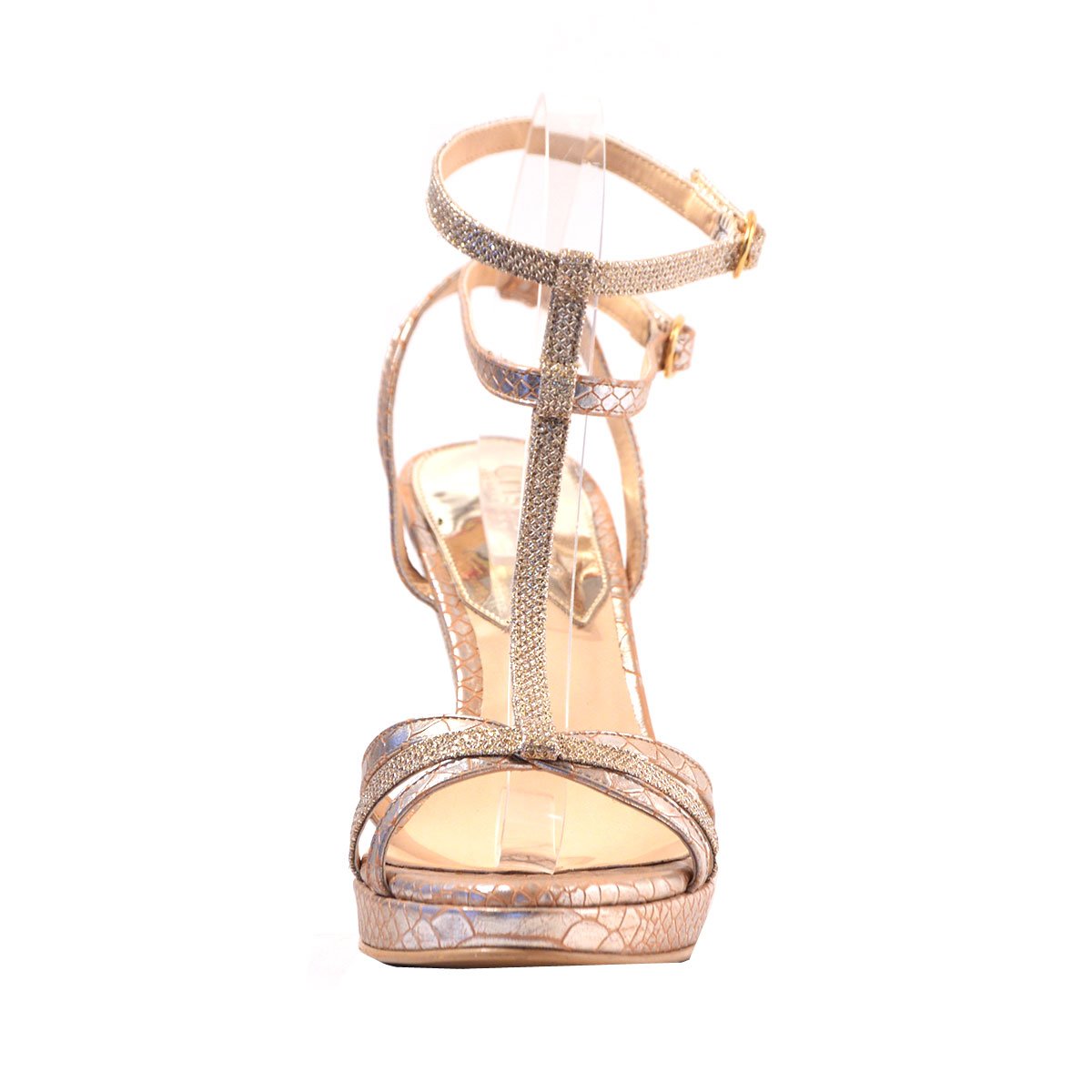 Sandalia Doble Pulsera con Tira en Empeine Criteen 1527Or