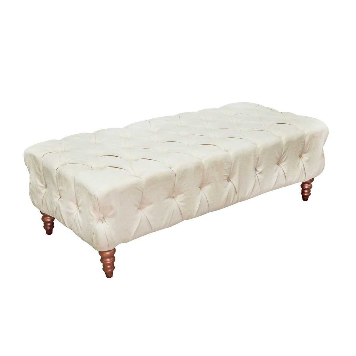 Taburete Capitonado Beige